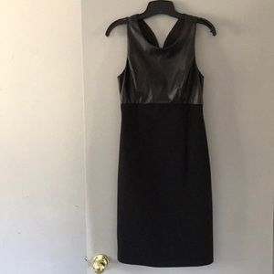Fitted black Isaac Mizrahi dress.